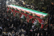 Photos (1): Funeral ceremony of 100 unidentified martyrs held in Tehran
