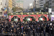 Photos (2): Funeral ceremony of 100 unidentified martyrs held in Tehran