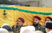 Li merasîma Oxir kirina Cenazeyê fermandarê payebilind ê berxwedana Lubnanê li Dahiyeyê / Serokê Konseya Rêveber a Hizbullahê: Bi kuştina fermandaran