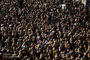 Photos (2): Hazrat Zahra mourning procession held with presence of Ayatollah Vahid Khorasani