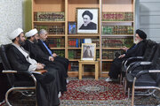 Photos: Organizers of Ayatollah Milani Commemoration Congress meet Ayatollah Hosseini Amoli