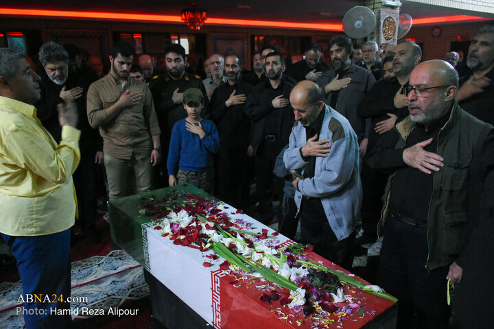 Photos: Fatemiyah mourning ceremony held in Rasht with presence of an unidentified martyr
