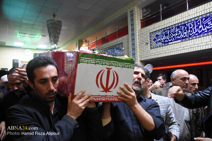 Photos: Fatemiyah mourning ceremony held in Rasht with presence of an unidentified martyr