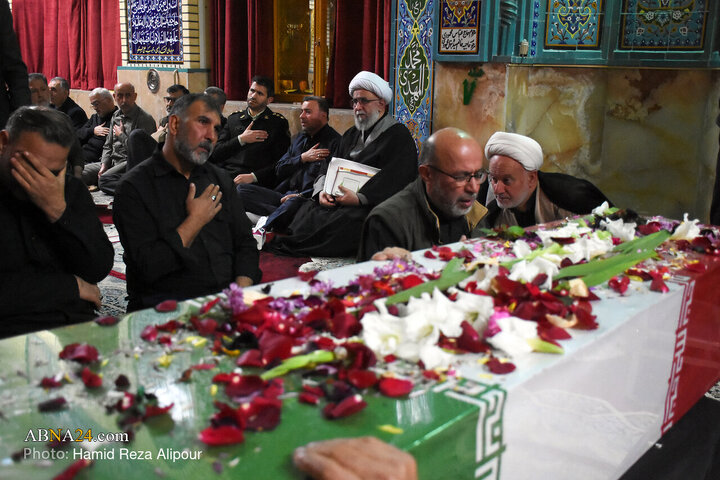 Photos: Fatemiyah mourning ceremony held in Rasht with presence of an unidentified martyr
