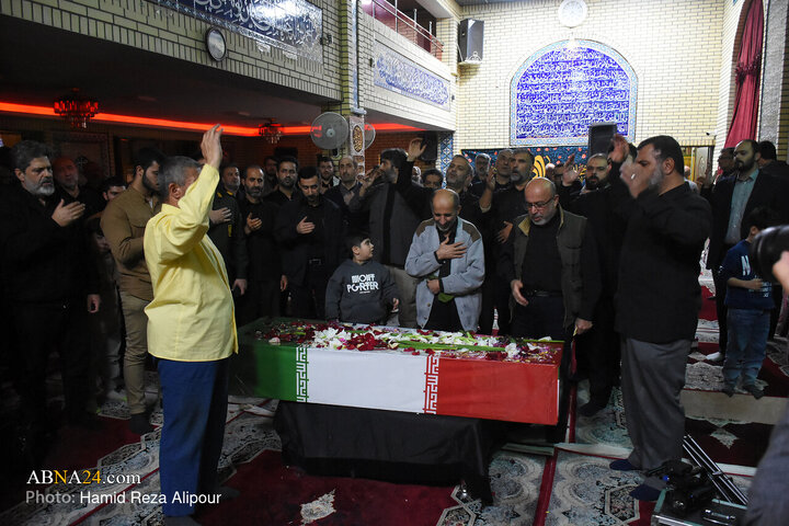 Photos: Fatemiyah mourning ceremony held in Rasht with presence of an unidentified martyr