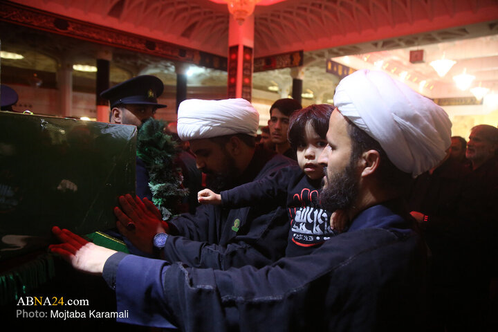 Photos: Farewell Ceremony for unidentified martyrs at Hazrat Masoumeh holy shrine
