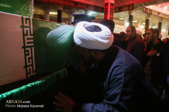 Photos: Farewell Ceremony for unidentified martyrs at Hazrat Masoumeh holy shrine
