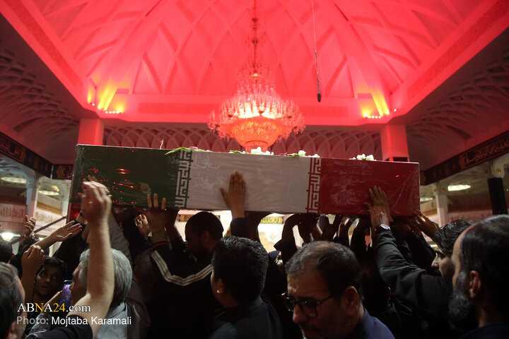 Photos: Farewell Ceremony for unidentified martyrs at Hazrat Masoumeh holy shrine