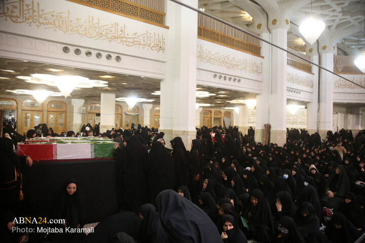 Photos: Farewell Ceremony for unidentified martyrs at Hazrat Masoumeh holy shrine