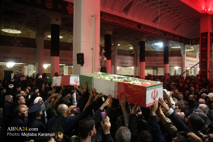 Photos: Farewell Ceremony for unidentified martyrs at Hazrat Masoumeh holy shrine
