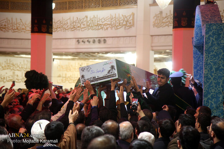 Photos: Farewell Ceremony for unidentified martyrs at Hazrat Masoumeh holy shrine