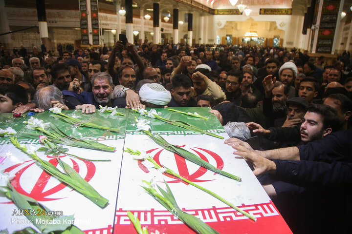 Photos: Farewell Ceremony for unidentified martyrs at Hazrat Masoumeh holy shrine