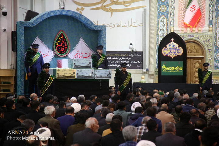 Photos: Farewell Ceremony for unidentified martyrs at Hazrat Masoumeh holy shrine