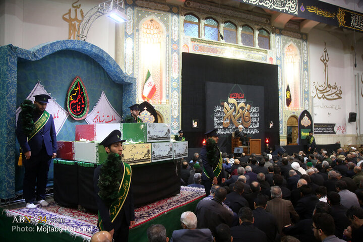 Photos: Farewell Ceremony for unidentified martyrs at Hazrat Masoumeh holy shrine