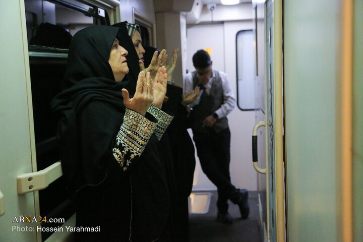 Photos: Mourning ceremony of Hazrat Zahra held at “Iran” Train