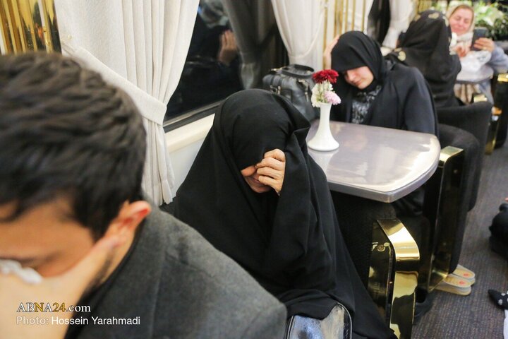 Photos: Mourning ceremony of Hazrat Zahra held at “Iran” Train