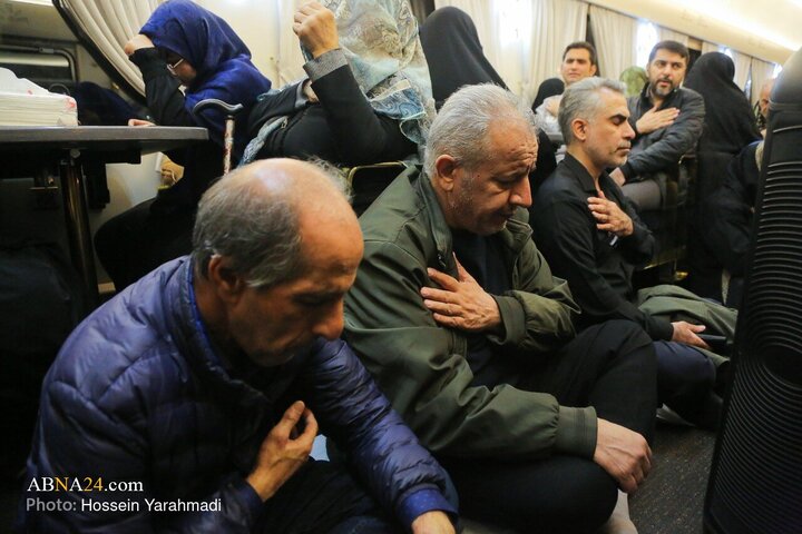 Photos: Mourning ceremony of Hazrat Zahra held at “Iran” Train