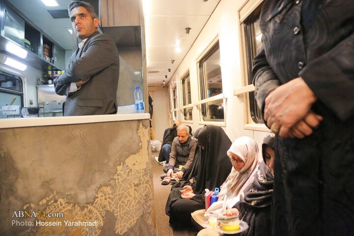 Photos: Mourning ceremony of Hazrat Zahra held at “Iran” Train