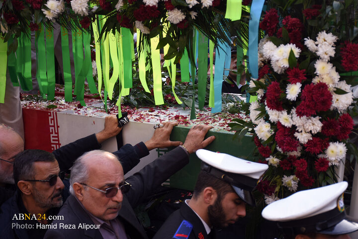 Photos: Funeral ceremony of 7 unidentified martyrs held in Rasht