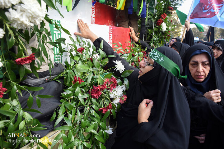 Photos: Funeral ceremony of 7 unidentified martyrs held in Rasht