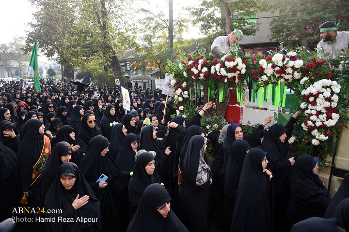 Photos: Funeral ceremony of 7 unidentified martyrs held in Rasht