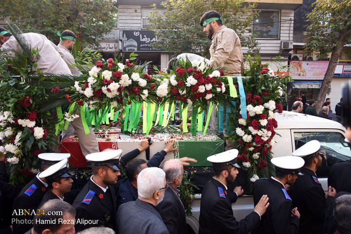 Photos: Funeral ceremony of 7 unidentified martyrs held in Rasht