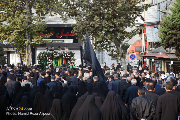Photos: Funeral ceremony of 7 unidentified martyrs held in Rasht