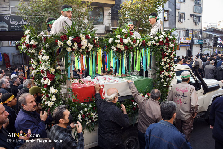 Photos: Funeral ceremony of 7 unidentified martyrs held in Rasht