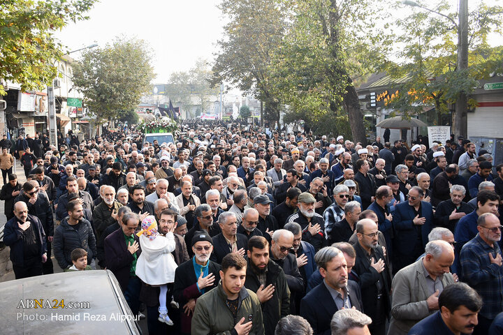 Photos: Funeral ceremony of 7 unidentified martyrs held in Rasht
