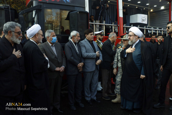 Photos: Funeral ceremony of 4 unidentified martyrs held in Tabriz