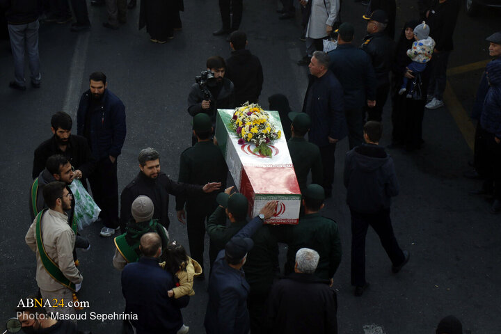 Photos: Funeral ceremony of 4 unidentified martyrs held in Tabriz