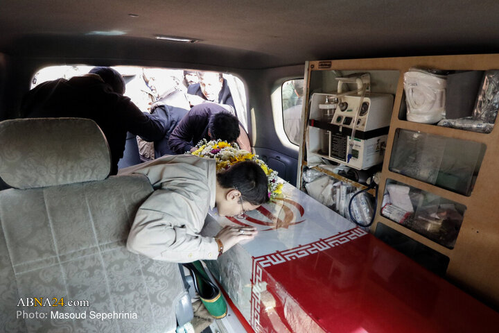 Photos: Funeral ceremony of 4 unidentified martyrs held in Tabriz