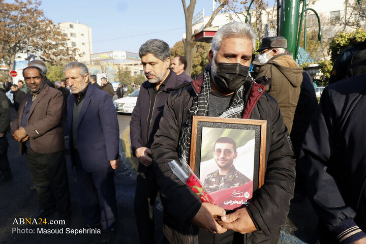 Photos: Funeral ceremony of 4 unidentified martyrs held in Tabriz