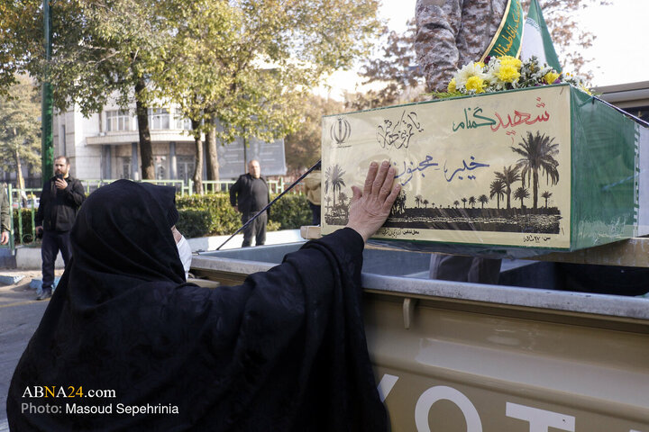 Photos: Funeral ceremony of 4 unidentified martyrs held in Tabriz