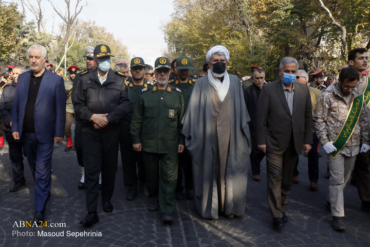 Photos: Funeral ceremony of 4 unidentified martyrs held in Tabriz