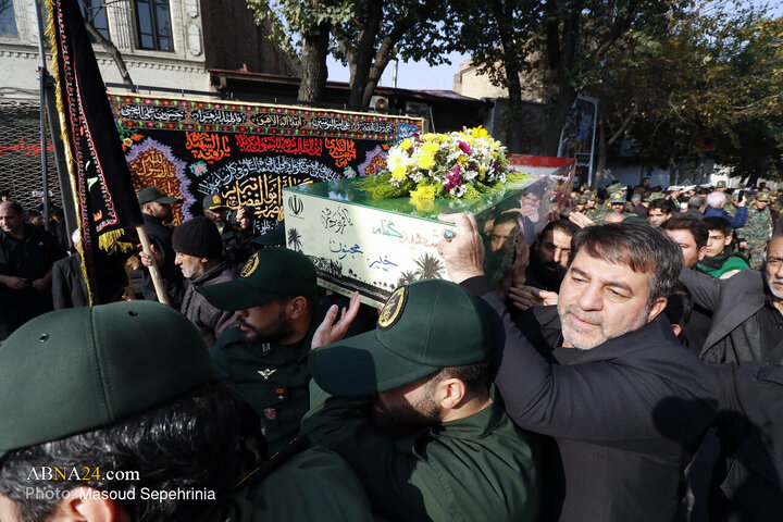Photos: Funeral ceremony of 4 unidentified martyrs held in Tabriz