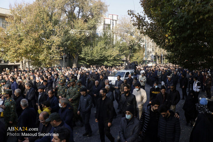 Photos: Funeral ceremony of 4 unidentified martyrs held in Tabriz