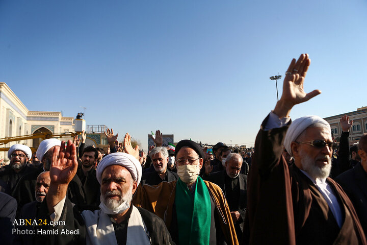Photos: Funeral ceremony of 7 unidentified martyrs held in Qom