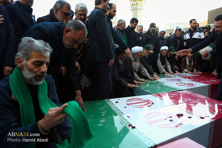 Photos: Funeral ceremony of 7 unidentified martyrs held in Qom
