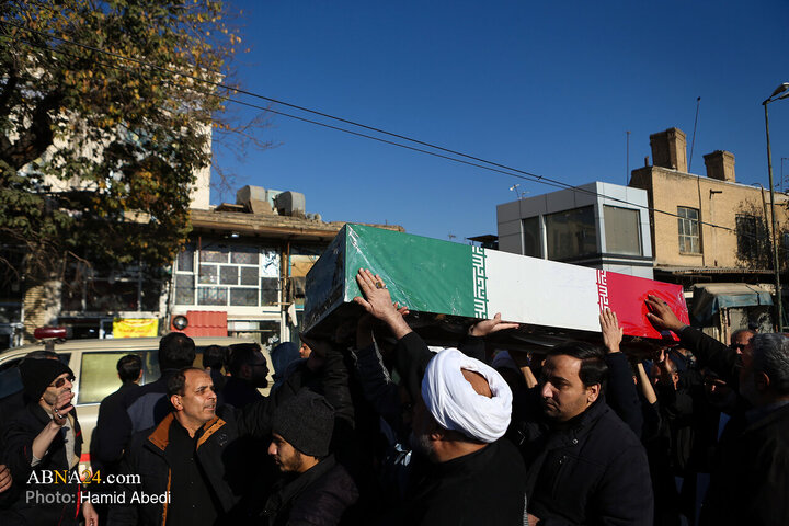 Photos: Funeral ceremony of 7 unidentified martyrs held in Qom