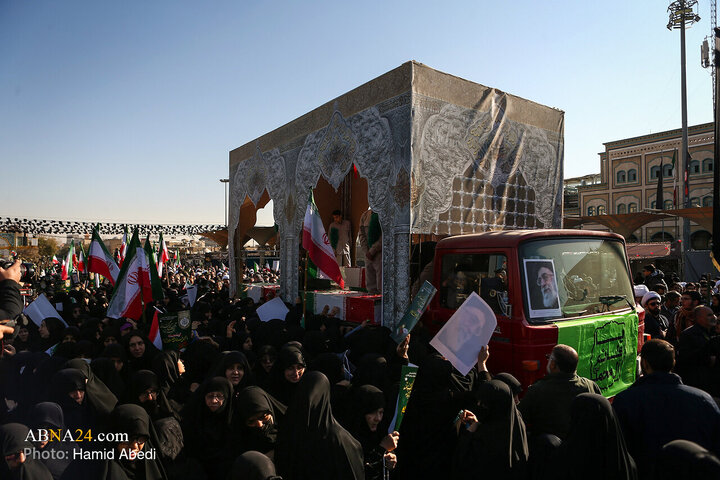 Photos: Funeral ceremony of 7 unidentified martyrs held in Qom