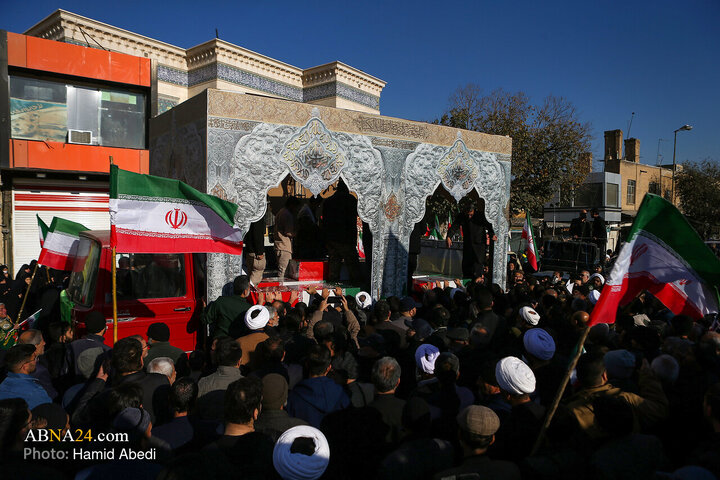 Photos: Funeral ceremony of 7 unidentified martyrs held in Qom