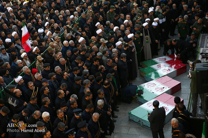 Photos: Funeral ceremony of 7 unidentified martyrs held in Qom