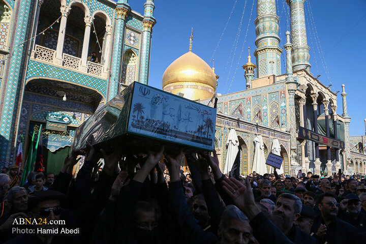Photos: Funeral ceremony of 7 unidentified martyrs held in Qom