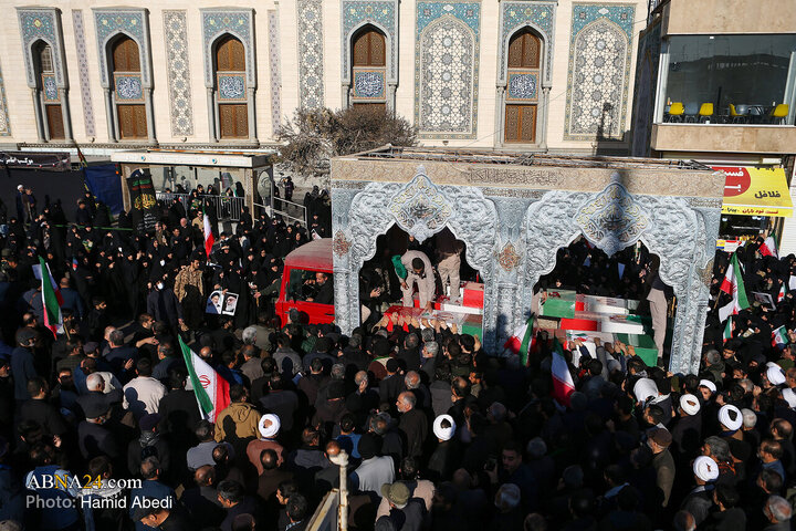 Photos: Funeral ceremony of 7 unidentified martyrs held in Qom