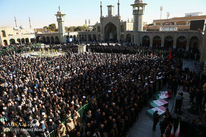 Photos: Funeral ceremony of 7 unidentified martyrs held in Qom