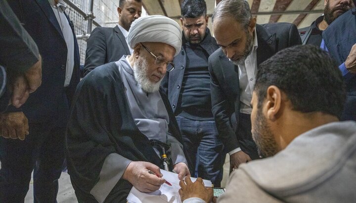 تقرير مصور/ تواصل العمل في مشروع سرداب باب قبلة لحرم الإمام الحسين (ع)