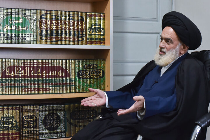 Photos: Organizers of Ayatollah Milani Commemoration Congress meet Ayatollah Hosseini Amoli