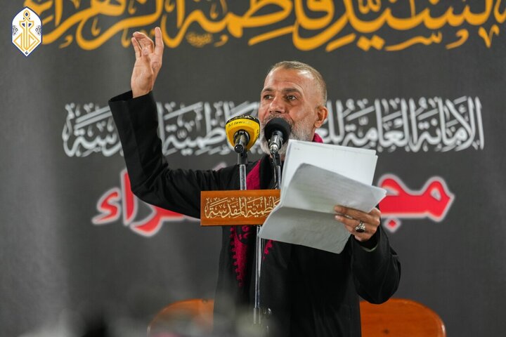 تقرير مصور/ إقامة مراسم عزاء بمناسبة استشهاد السيدة فاطمة الزهراء (ع) في حرم الإمامين العسكريين