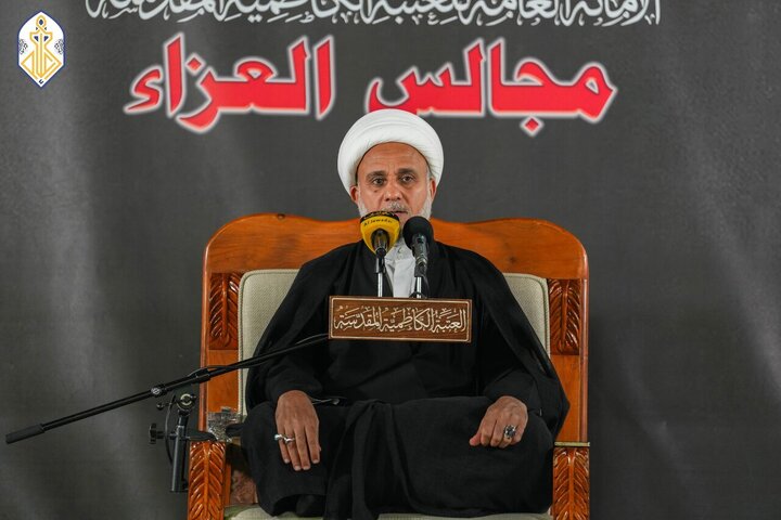 تقرير مصور/ إقامة مراسم عزاء بمناسبة استشهاد السيدة فاطمة الزهراء (ع) في حرم الإمامين العسكريين